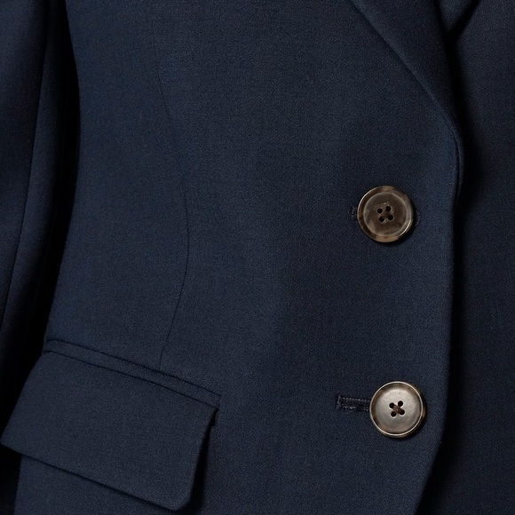 J. Crew Women's Blazer Petite Madelyn in four-season stretch Navy Size 0P NWT - Picture 4 of 8